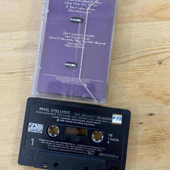 Phil Collins – No Jacket Required Vintage Cassette Tapes C11 - Picture 2 of 2